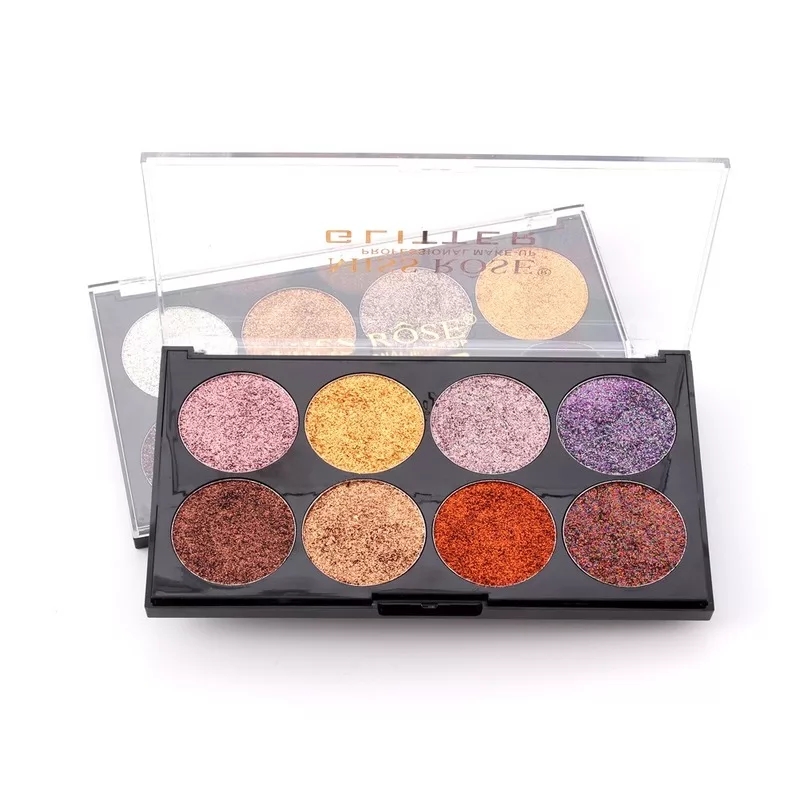 Miss Rose 8 Color Glitter Palette