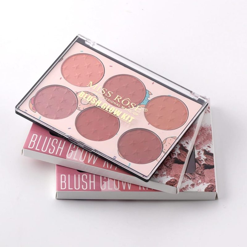 Miss Rose 6 Color Blush Palette