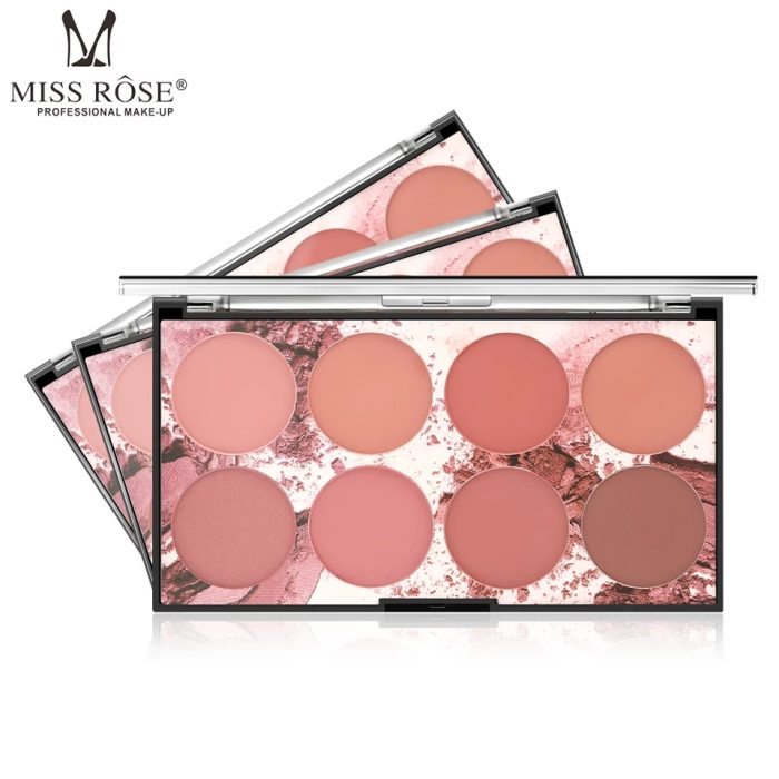 Miss Rose 8 Colors Blush Palette