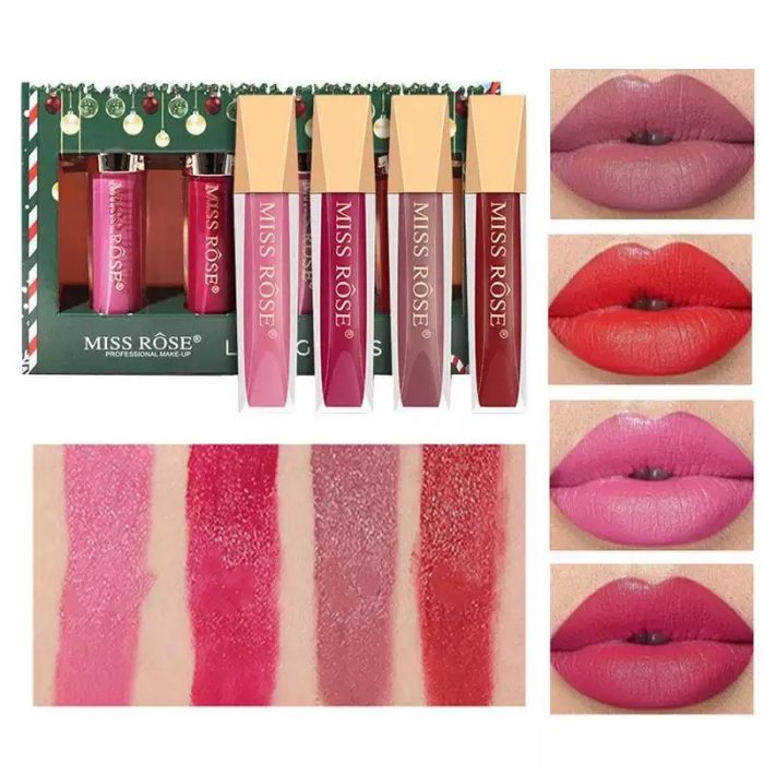 Miss Rose 4 Color Square Gloss Set